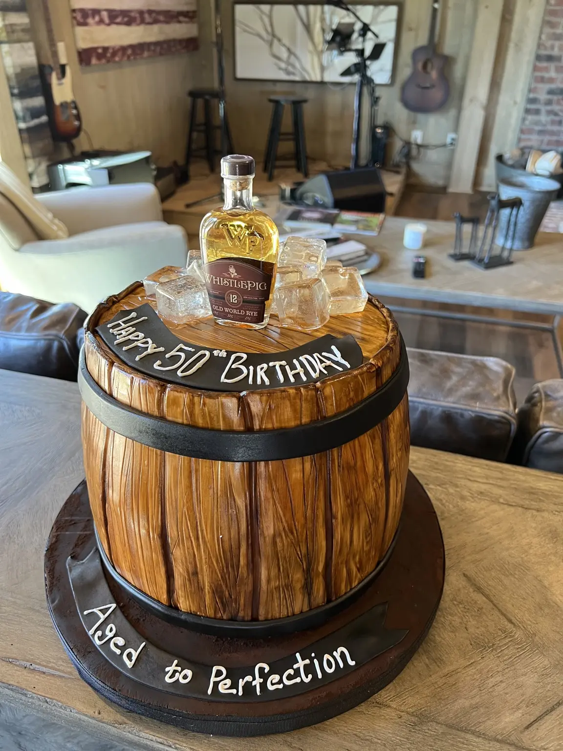 Birthday cake at a private farm celebration