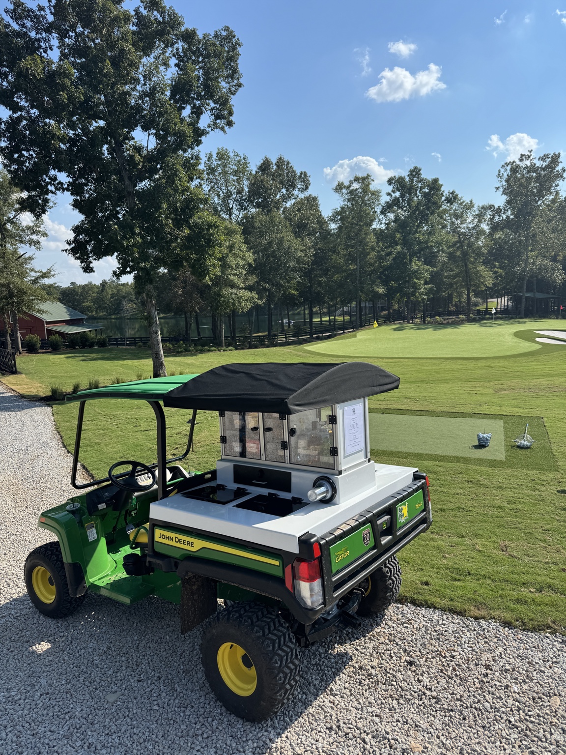 Twenty 20 Farms beverage cart at The Goat Track