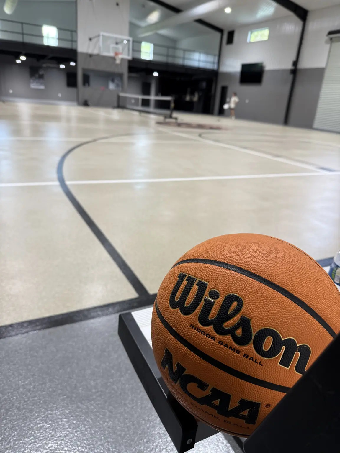 Basketball overlooking the Twenty 20 Farms indoor court